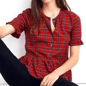 Madewell Ruffle-hem Top